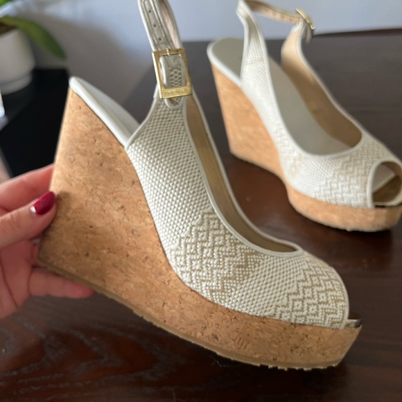 Jimmy Choo Slingback Wedges - Picture 3 of 6